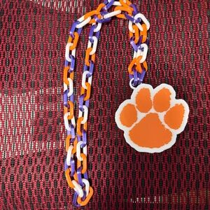NCAA Clemson Tigers small Necklace/Wall Decor 3D custom printed